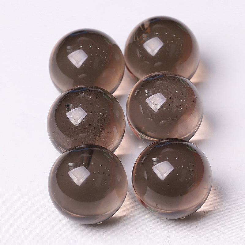 Sphère de cristal de quartz fumé 25-30 mm Orbe de guérison