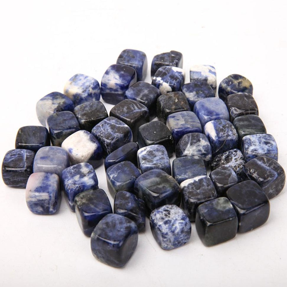 Sachet de cubes de sodalite de 1,5 à 2 cm pour la guérison et l'énergie