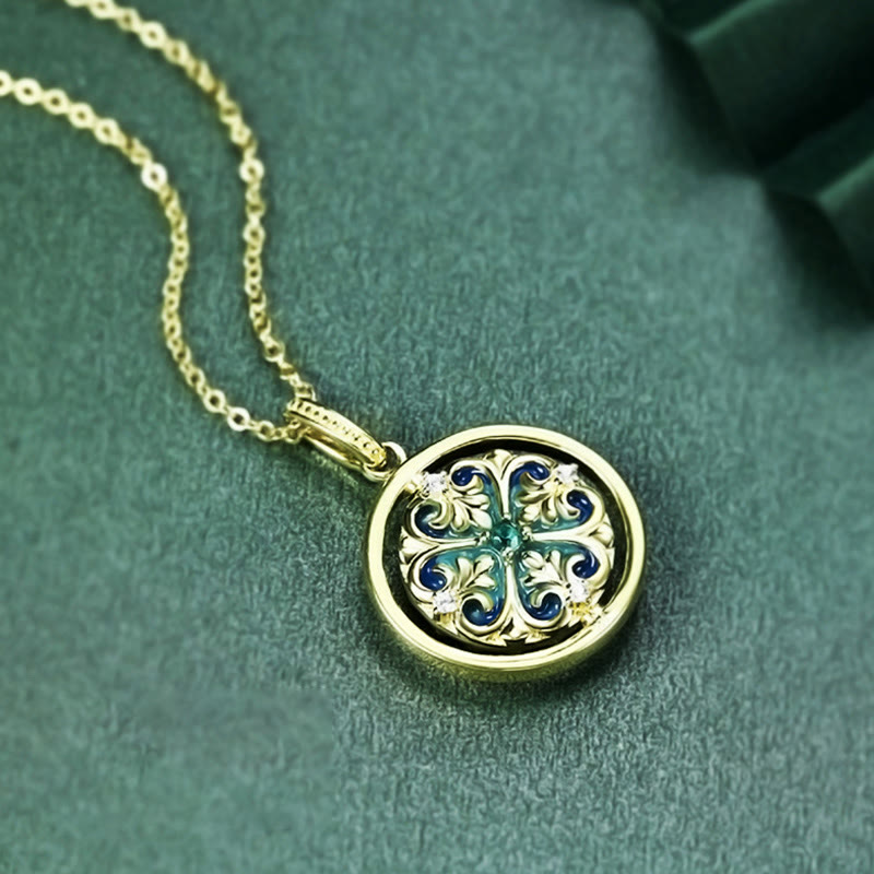 Collier Lotus en argent sterling 18,5 mm pour l'illumination