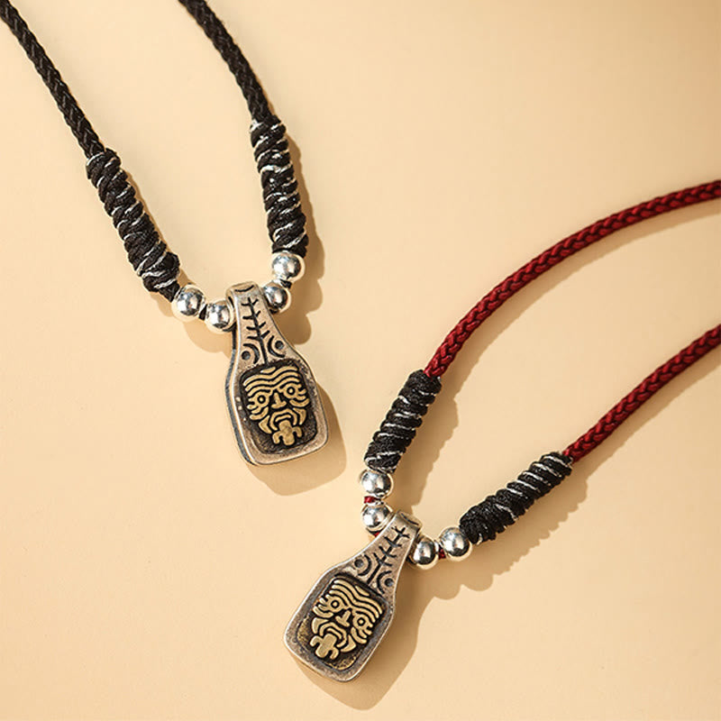 Collier spirituel en argent sterling Zakiram Déesse de la richesse