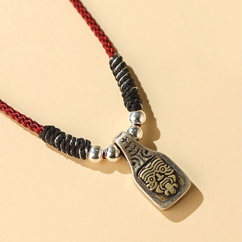 Collier spirituel en argent sterling Zakiram Déesse de la richesse
