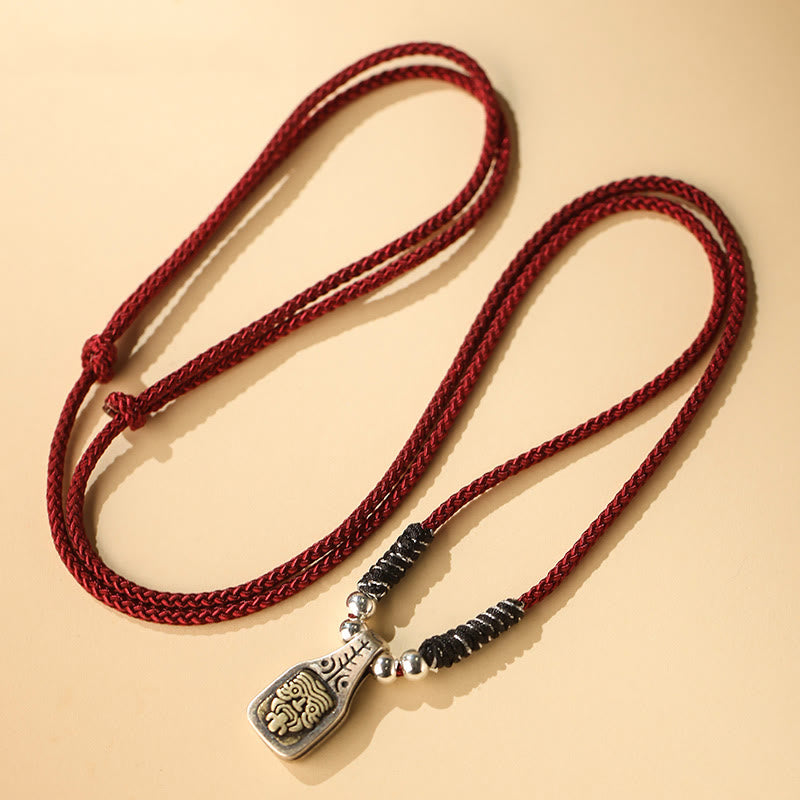 Collier spirituel en argent sterling Zakiram Déesse de la richesse