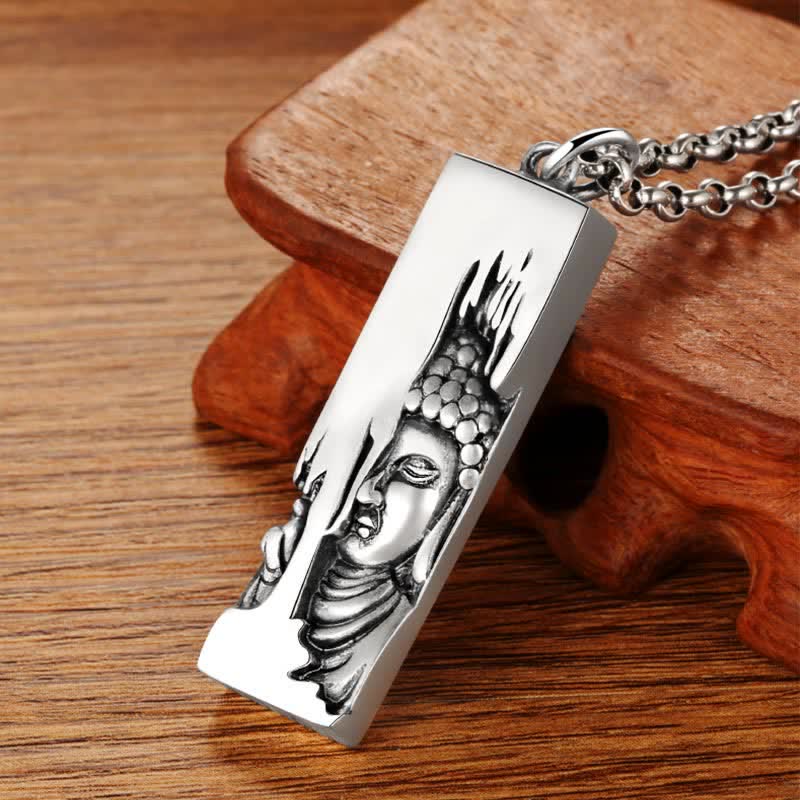 Collier en cuivre du Bouddha Tathagata | Amulette de protection