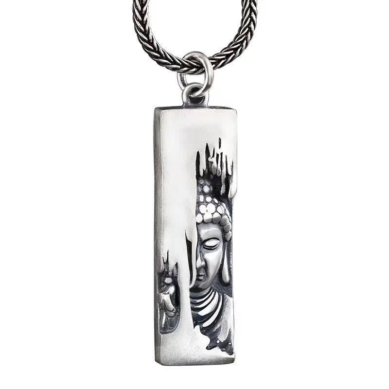 Collier en cuivre du Bouddha Tathagata | Amulette de protection