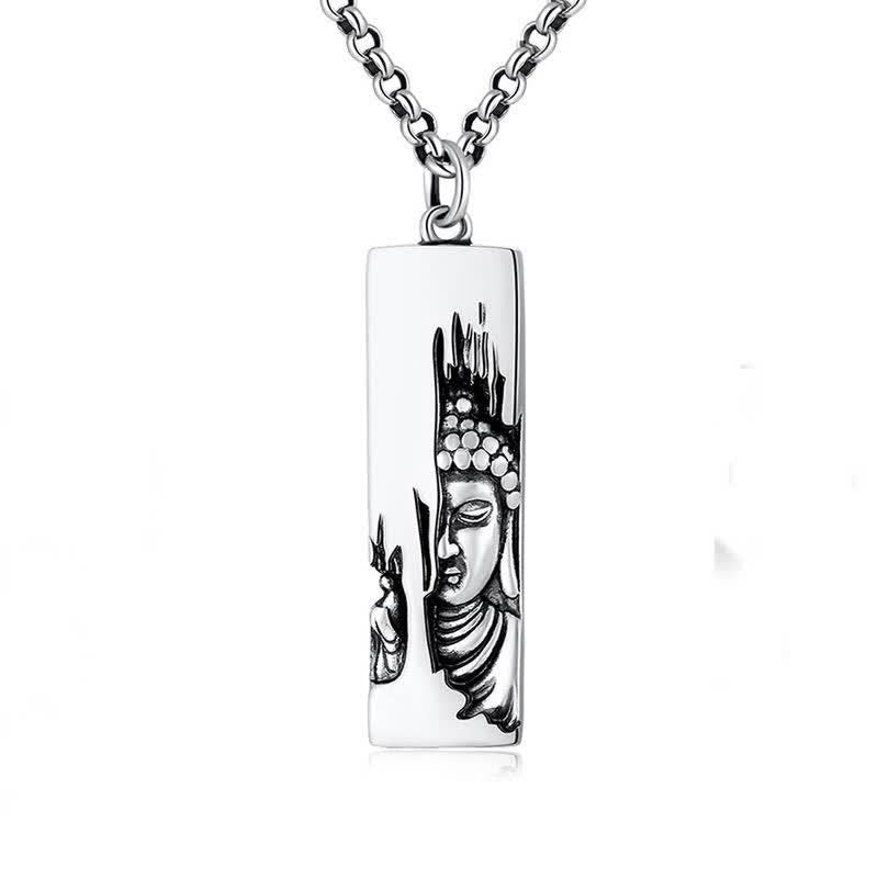 Collier en cuivre du Bouddha Tathagata | Amulette de protection