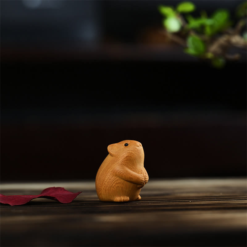 Mini décoration animalière du zodiaque chinois pour la prospérité
