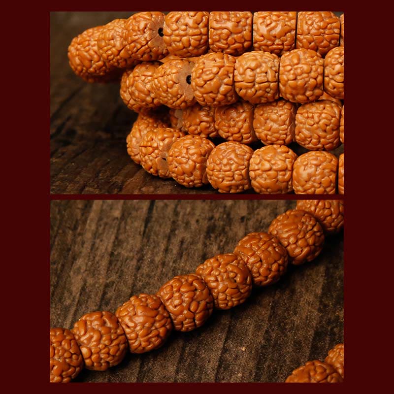 Bracelet Mala tibétain à 108 perles Bodhi Seed Zodiac Charm