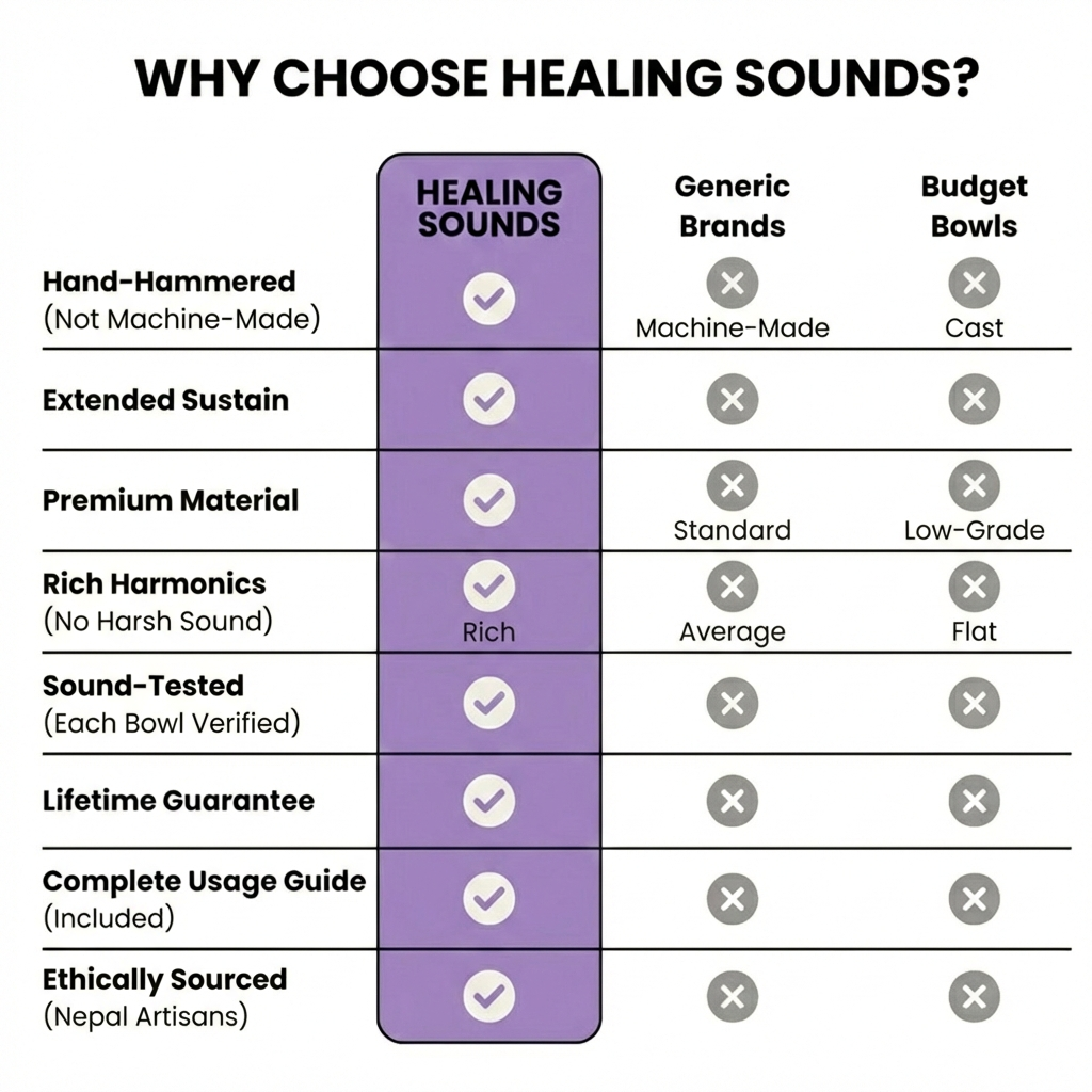 141.27 Hz Planetary Tibetan Singing Bowl - Throat Chakra - D Note