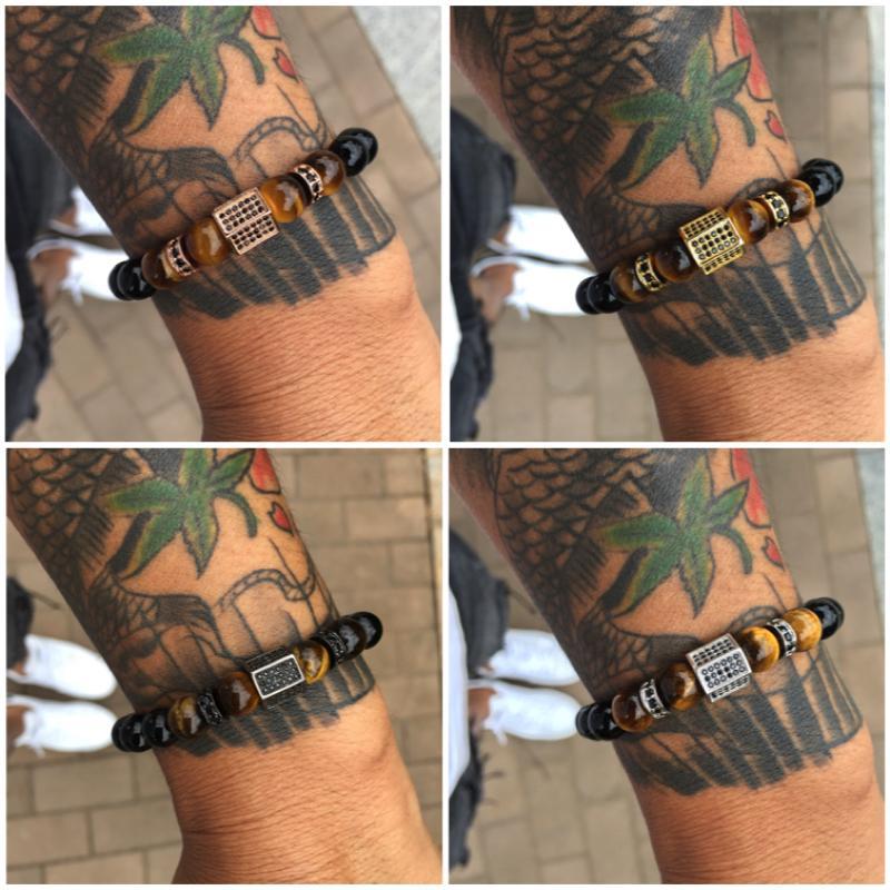 Bracelet en œil de tigre pour la protection et la confiance