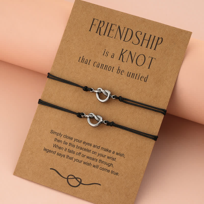 Bracelet d'amitié spirituelle en acier titane pour meilleur ami