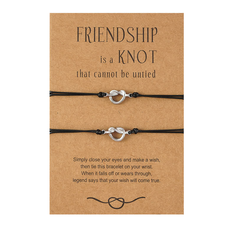 Bracelet d'amitié spirituelle en acier titane pour meilleur ami