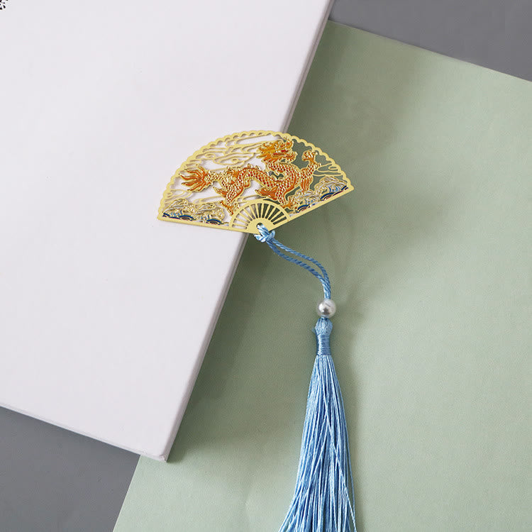 Marque-page traditionnel en laiton avec symbole du lotus | Nouveaux départs