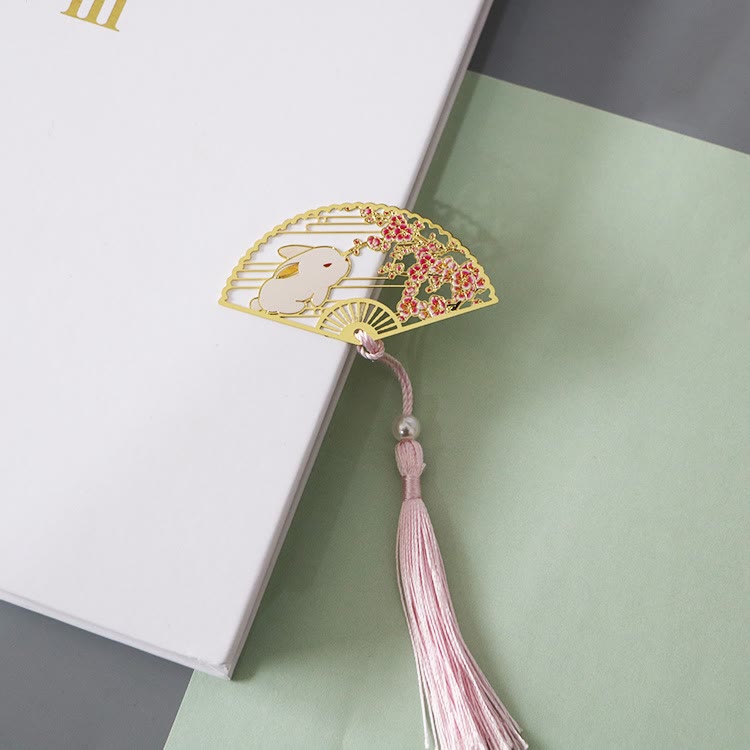 Marque-page traditionnel en laiton avec symbole du lotus | Nouveaux départs
