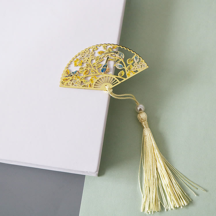Marque-page traditionnel en laiton avec symbole du lotus | Nouveaux départs