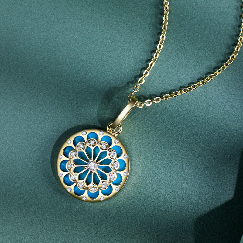 Collier de protection turquoise | Pendentif en argent sterling 925