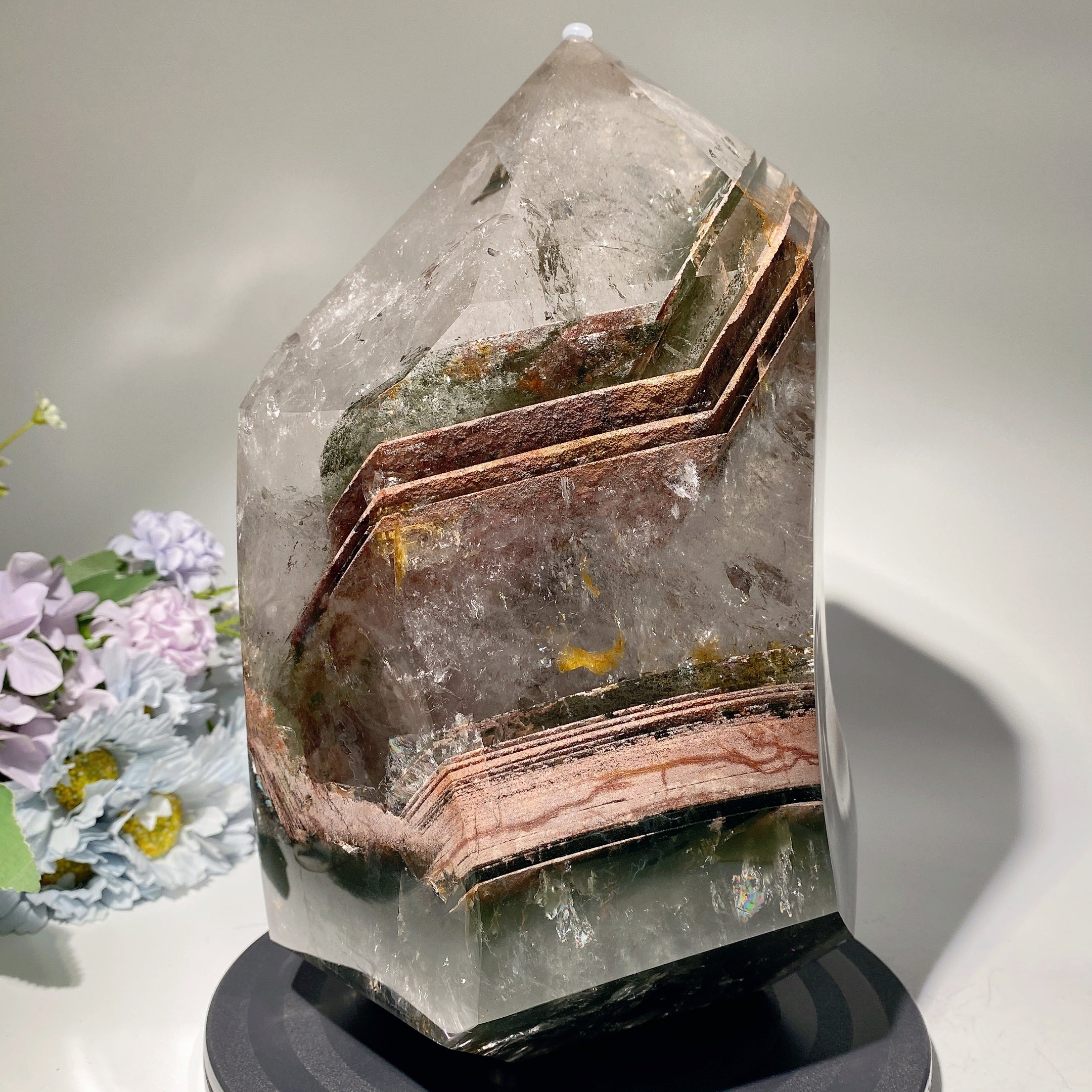 Unique Garden Quartz Crystal Tower 19cm Healing Energy