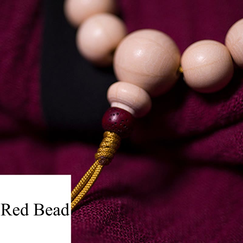 Bracelet Mala unisexe en bois d'Abelia Biflora 10 mm