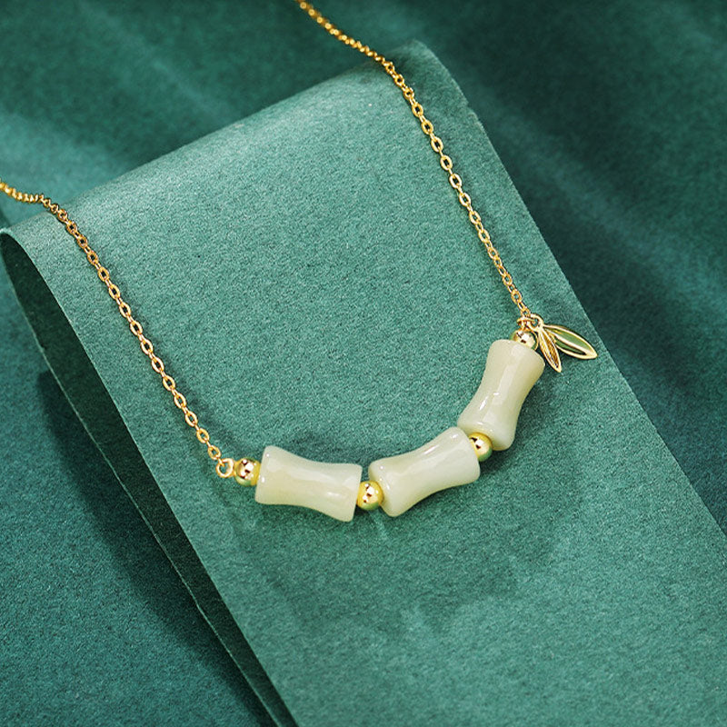 Bracelet de prospérité unisexe en jade Hetian Fu 18 cm