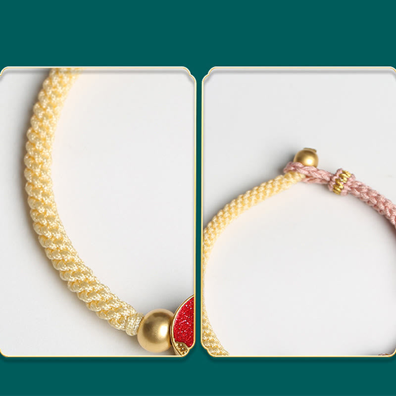 Bracelet spirituel unisexe en fil de cuivre montagne et mer