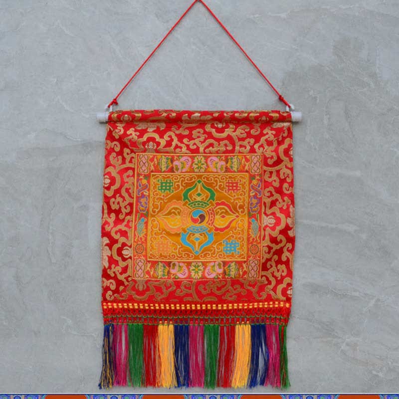 Décoration murale Vajra | Mandala de guérison 32 x 35 cm