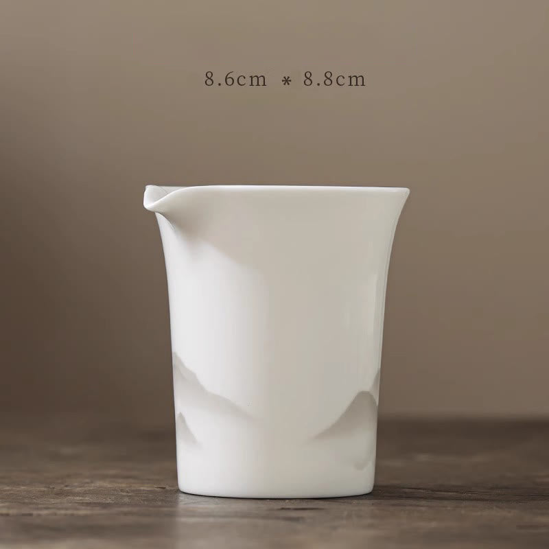 Ensemble de tasses à thé Gaiwan en porcelaine peinte à l'encre vintage pour la méditation