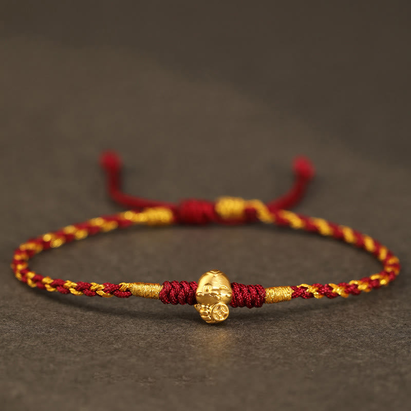 Bracelet Fortune Année du Serpent en or 999