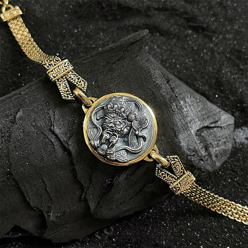 Bracelet de protection en argent 925 Zakiram Déesse de la richesse