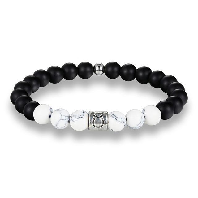 Bracelet Howlite Zodiac pour l'équilibre spirituel