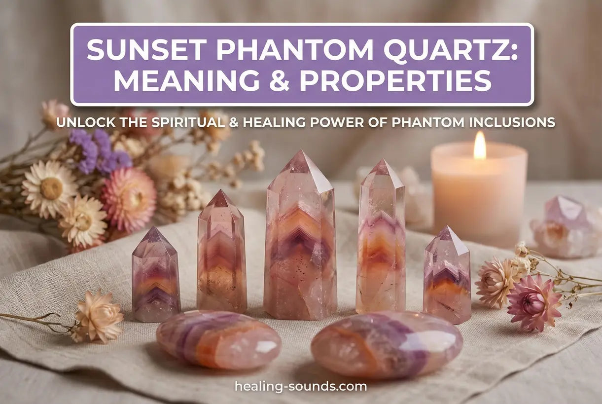 Sunset Phantom Quartz Meaning & Properties | Complete Guide