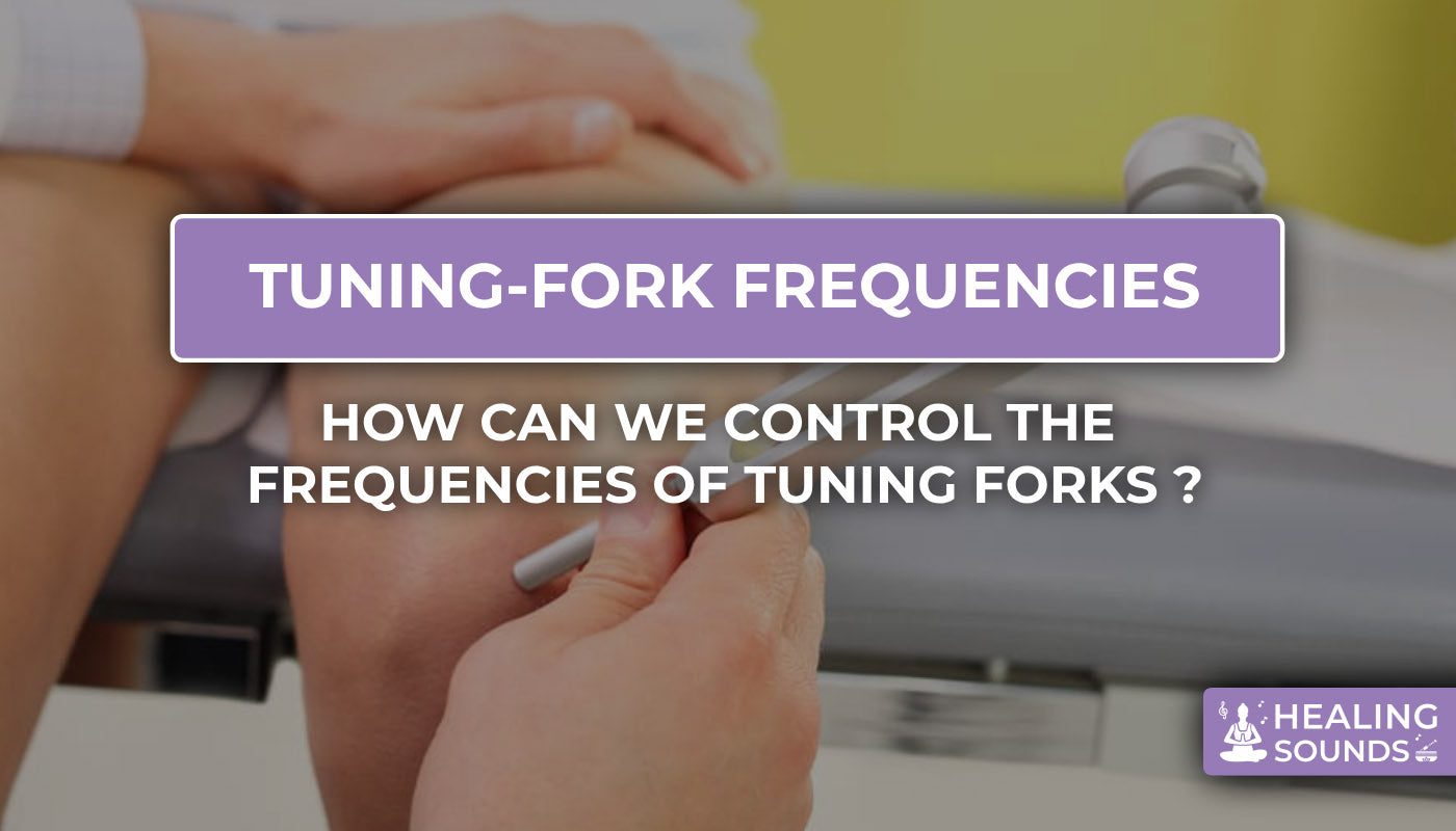 Tips to control tuning fork frequencies