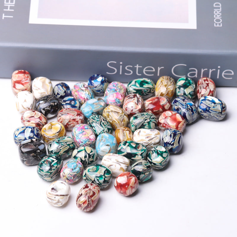 0.5kg Mixed Colorful Crystal Tumbled Stones for Healing & Chakra