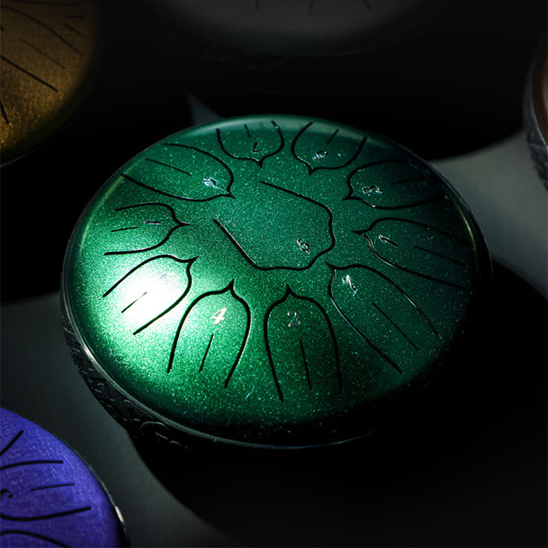 Kit de méditation Lotus de 6 pouces à 11 notes en acier