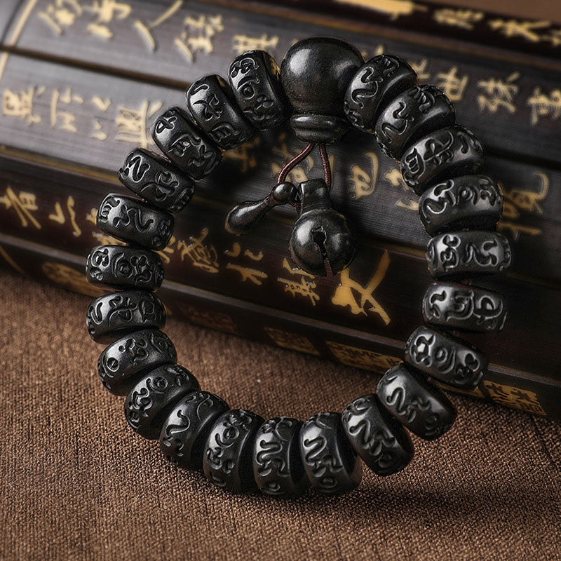 13mm Lightning Strike Wood Spiritual Protection Bracelet