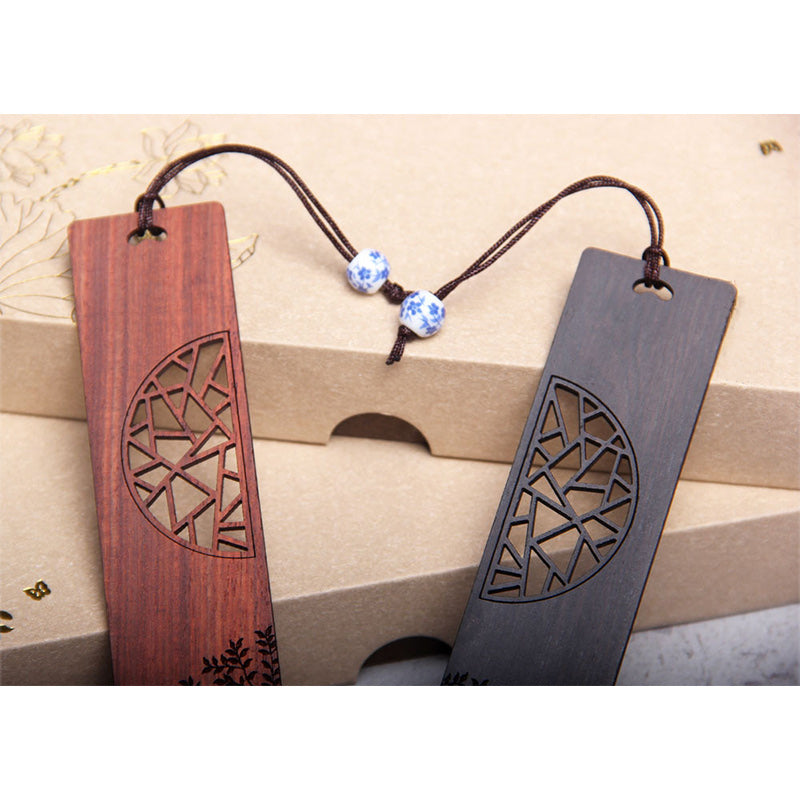 The Tree of Life Ebony & Red Sandalwood Bookmarks