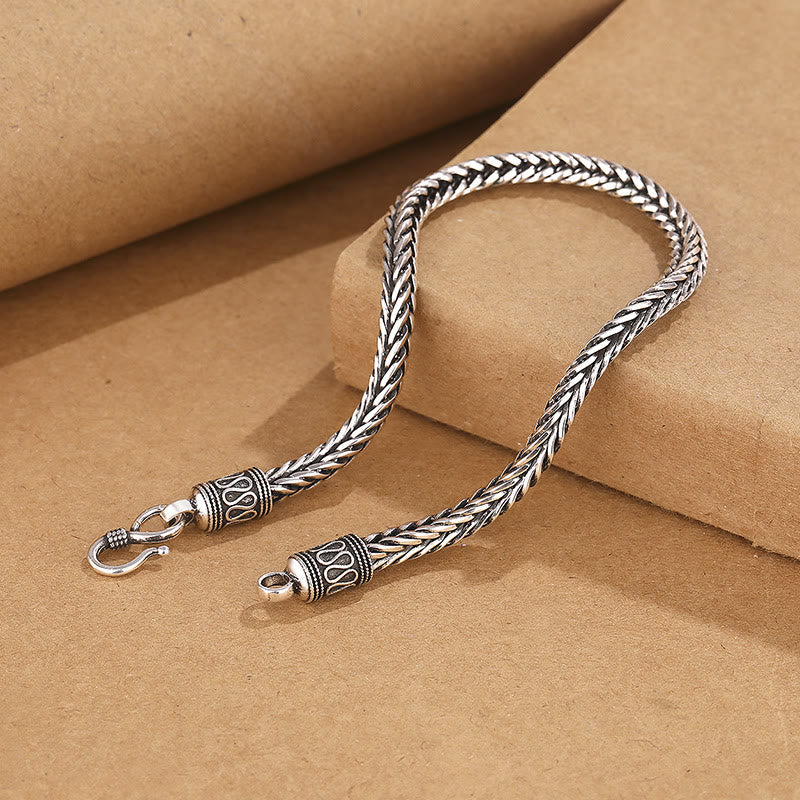 Copper Dragon Bracelet with Vintage Keel Design for Wealth