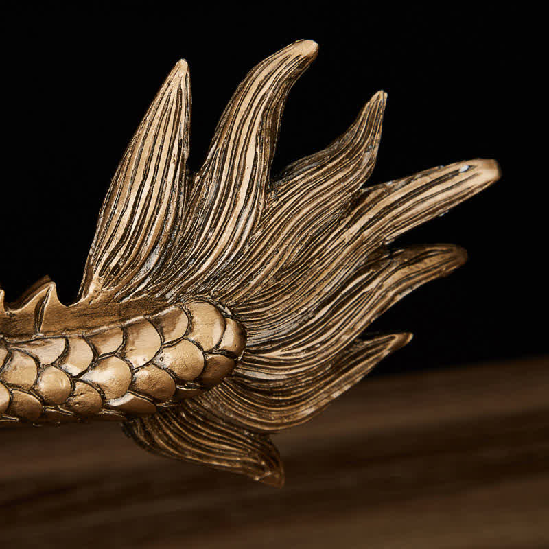 Feng Shui Chinese Dragon Statue Decoration for Prosperity