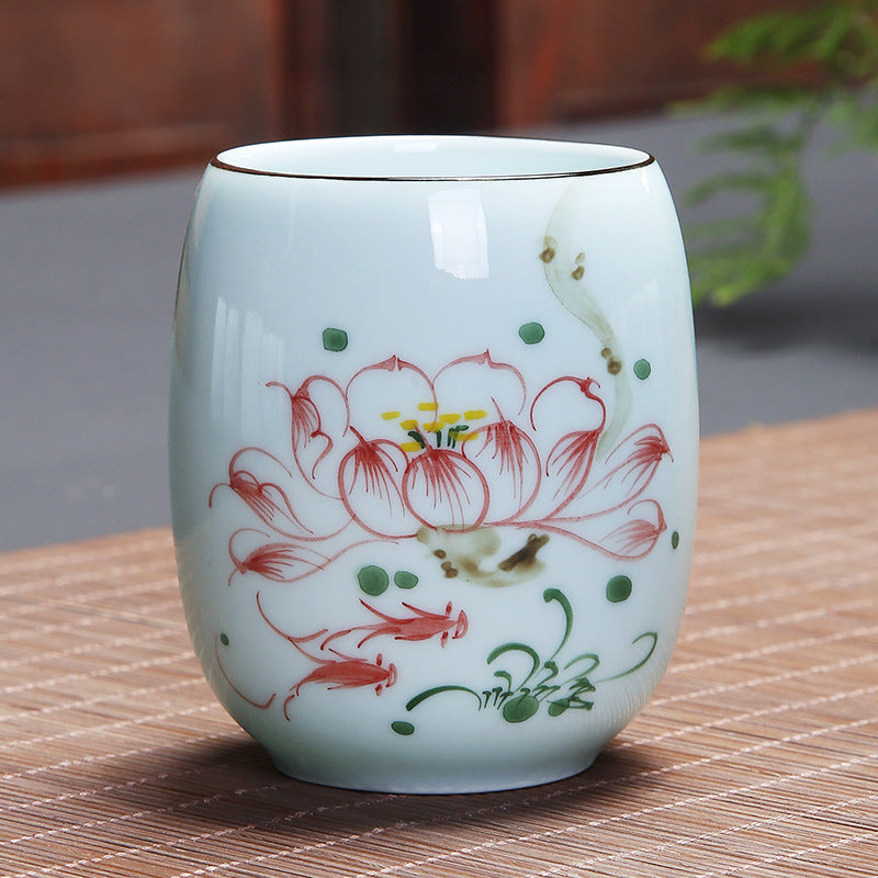 Ceramic Spiritual Teacup 180ml for Zen Meditation Rituals