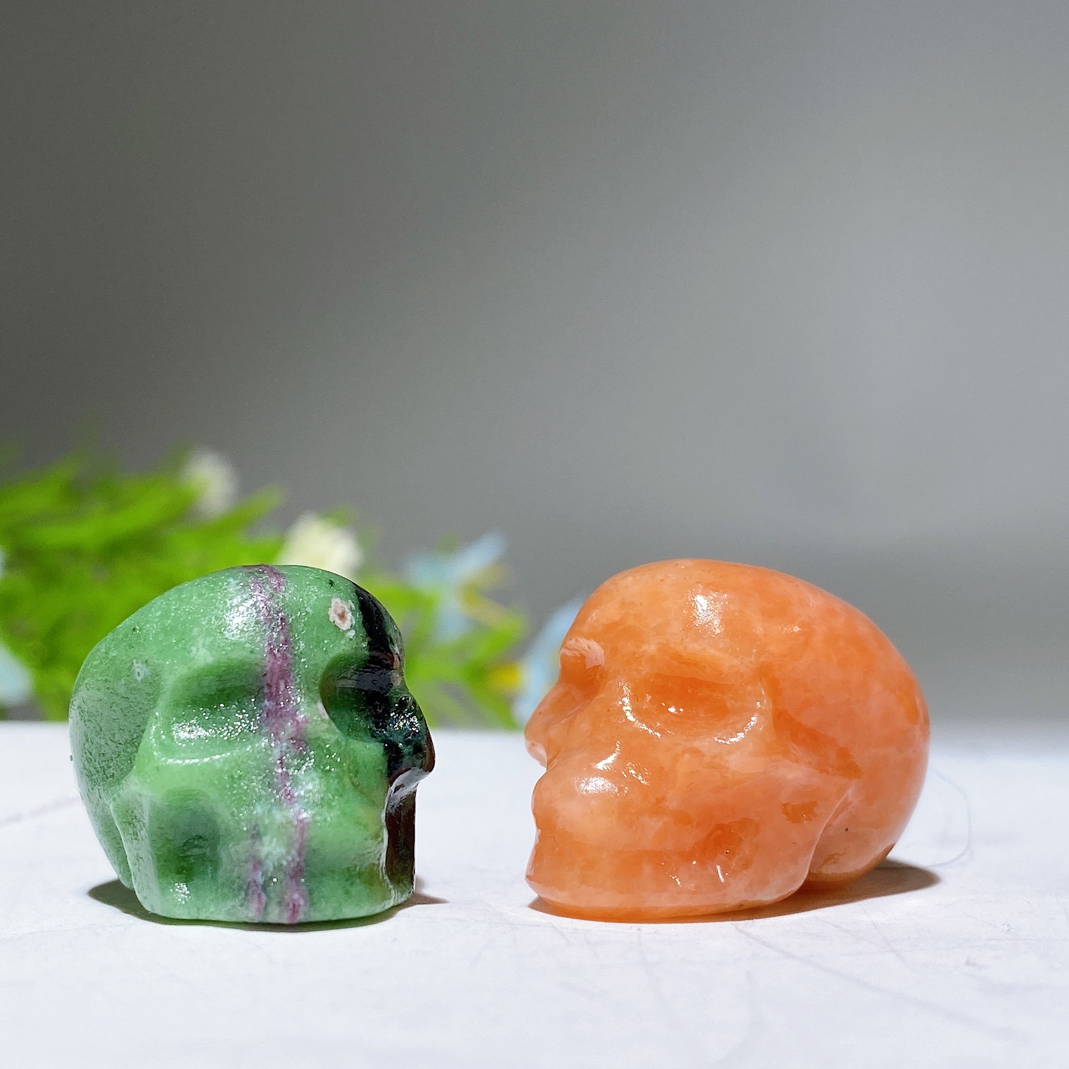 1.1 inch Crystal Healing Skull Carving Variety