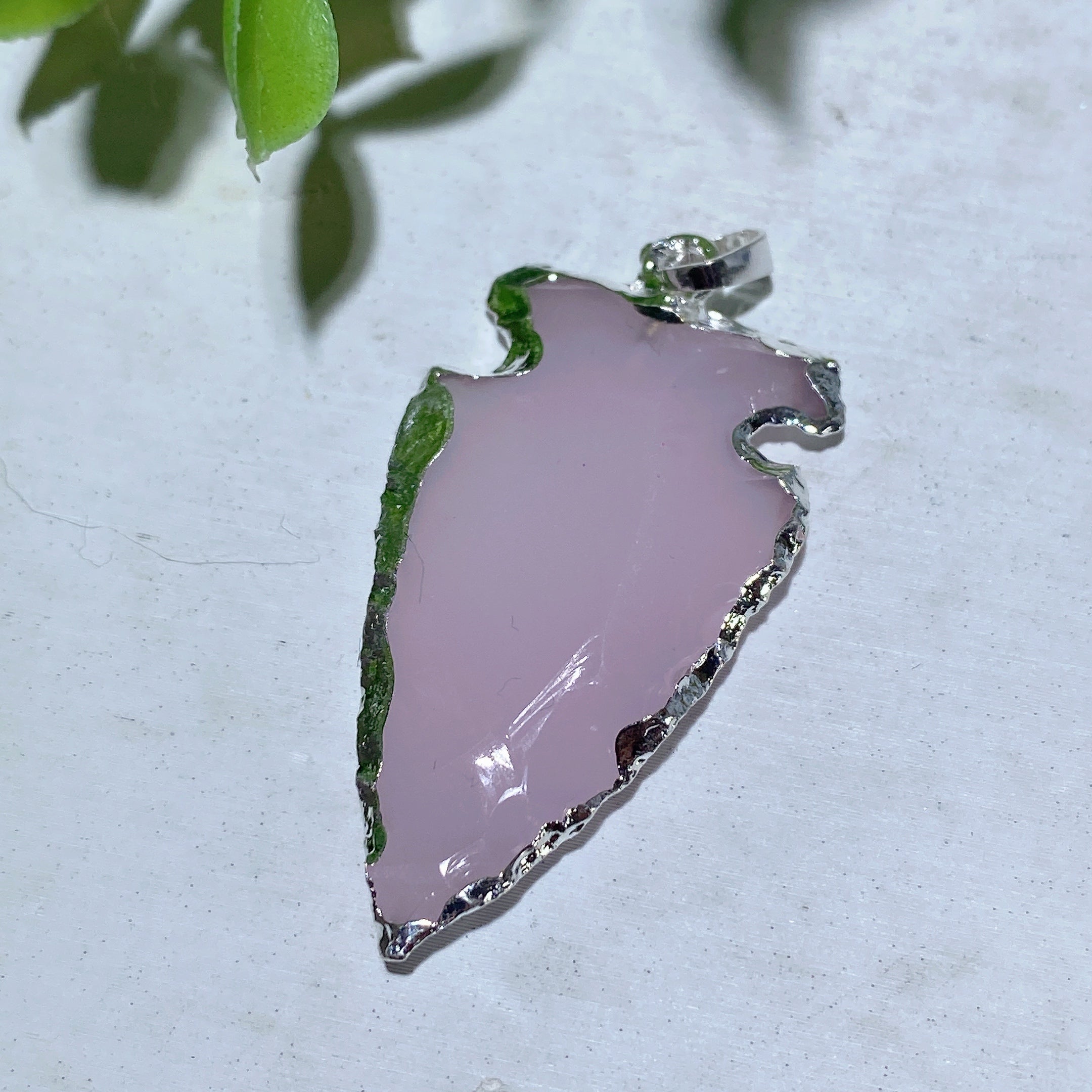 1.2 inch Clear Quartz Opalite Star Moon Shape Crystal Pendant