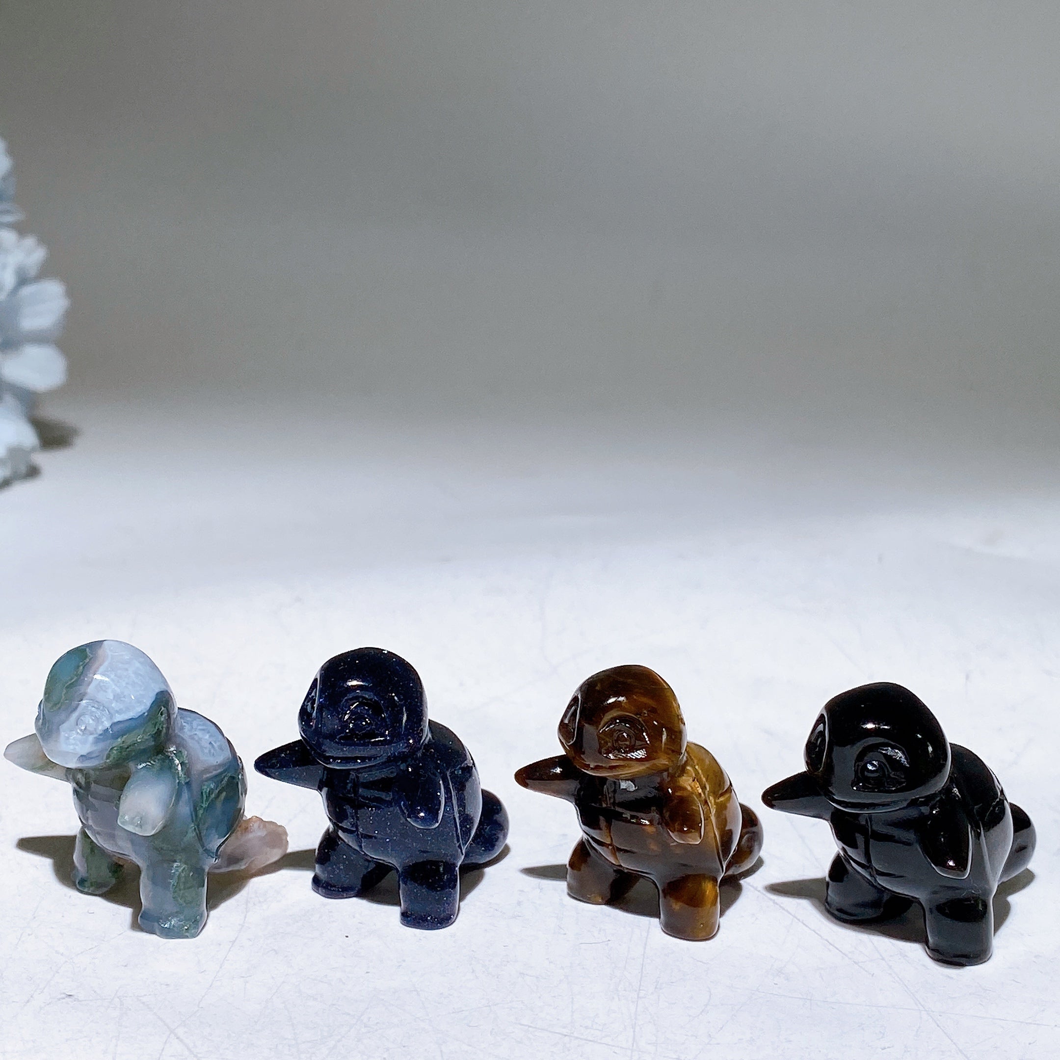 1.2 inch Mini Crystal Pokemon Squirtle Animal Figurines
