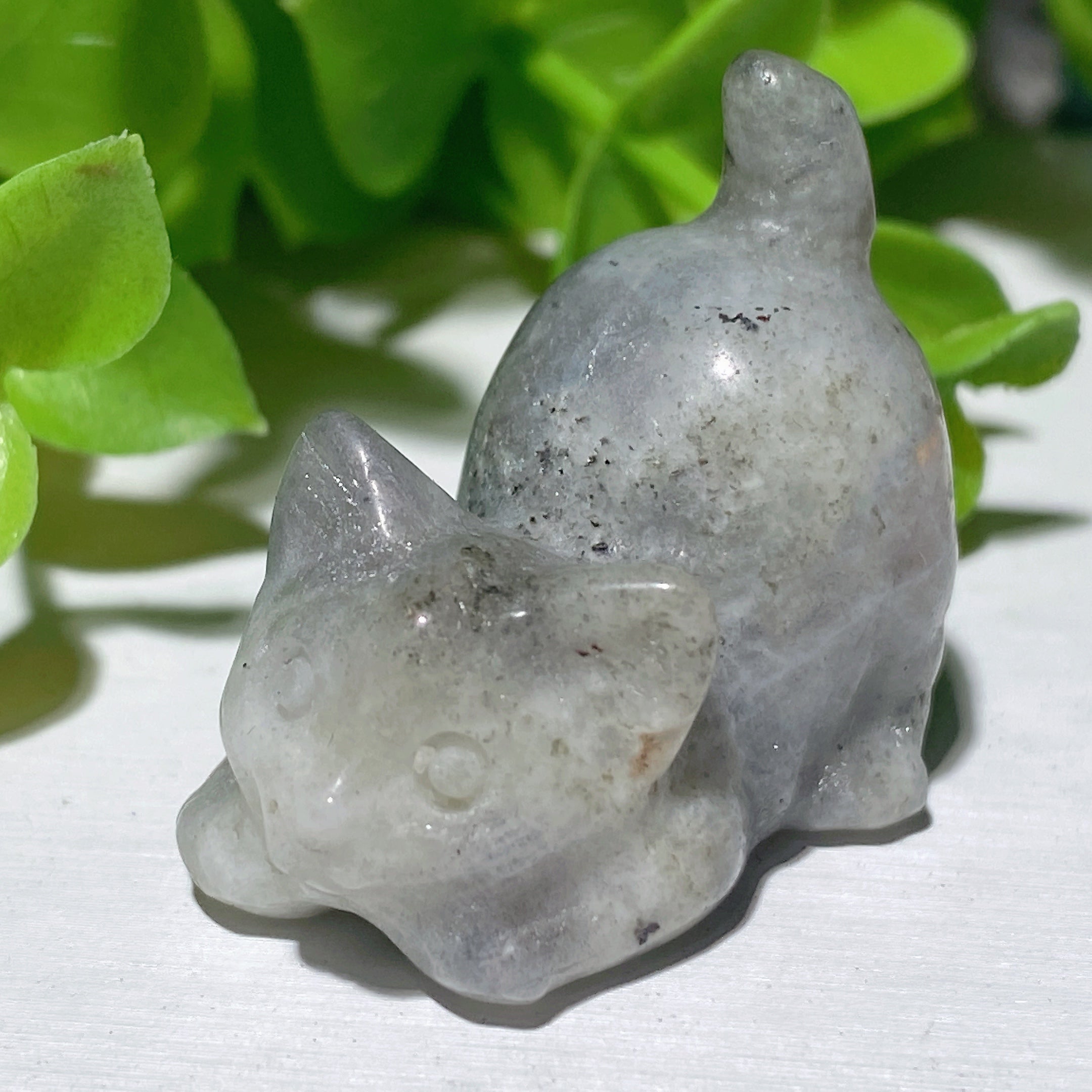 1.2 inch Mixed Crystal Cat Carvings - Healing Gemstone Figurines
