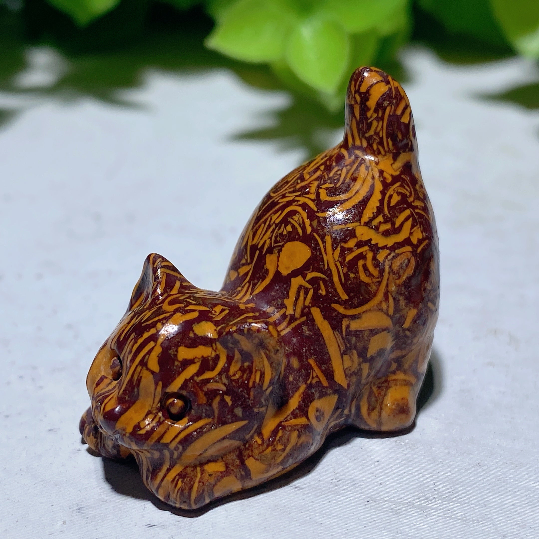 1.2 inch Mixed Crystal Cat Carvings - Healing Gemstone Figurines