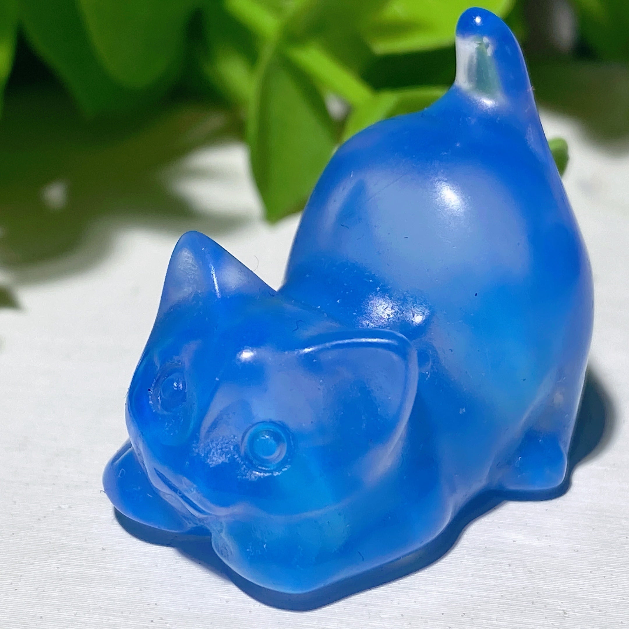 1.2 inch Mixed Crystal Cat Carvings - Healing Gemstone Figurines