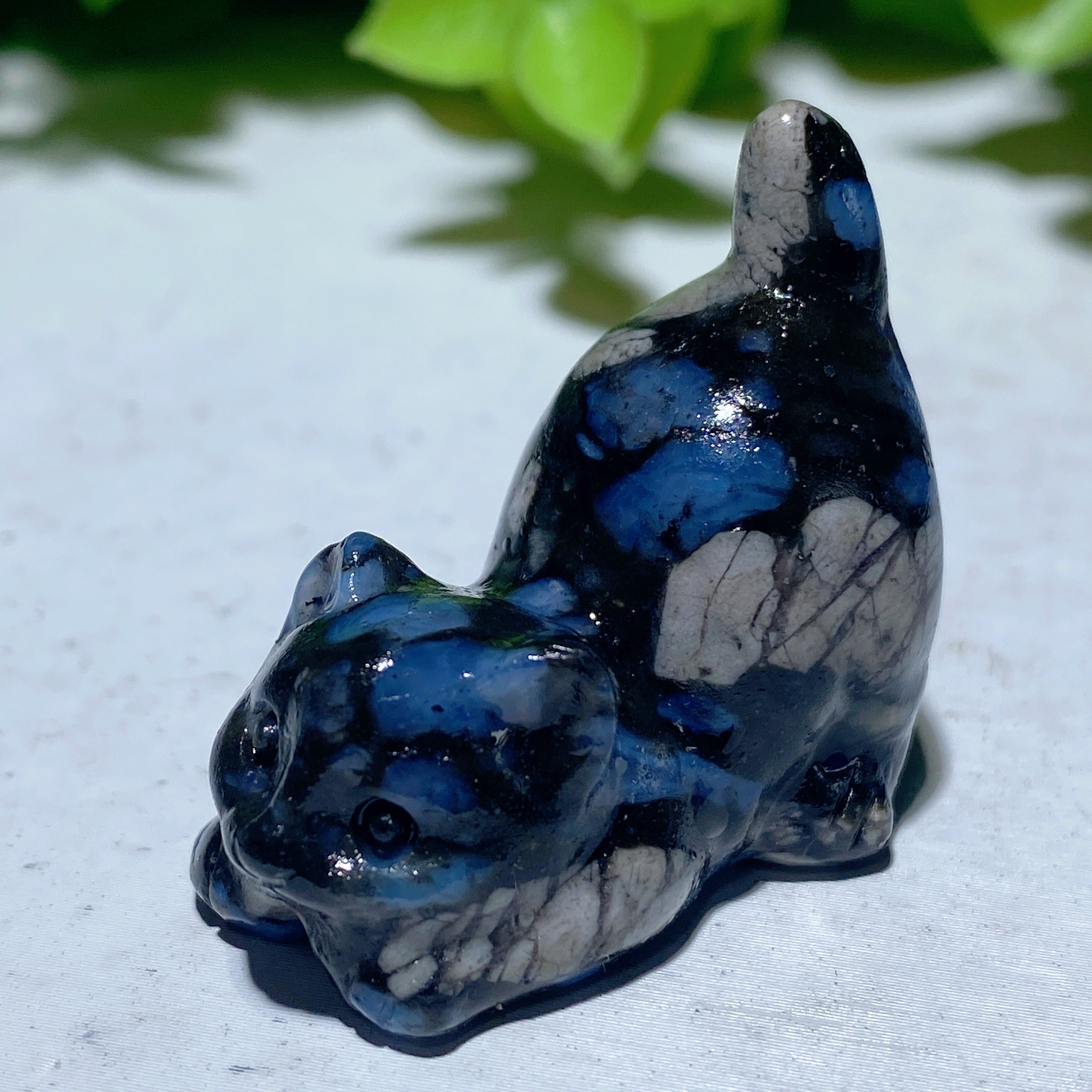 1.2 inch Mixed Crystal Cat Carvings - Healing Gemstone Figurines