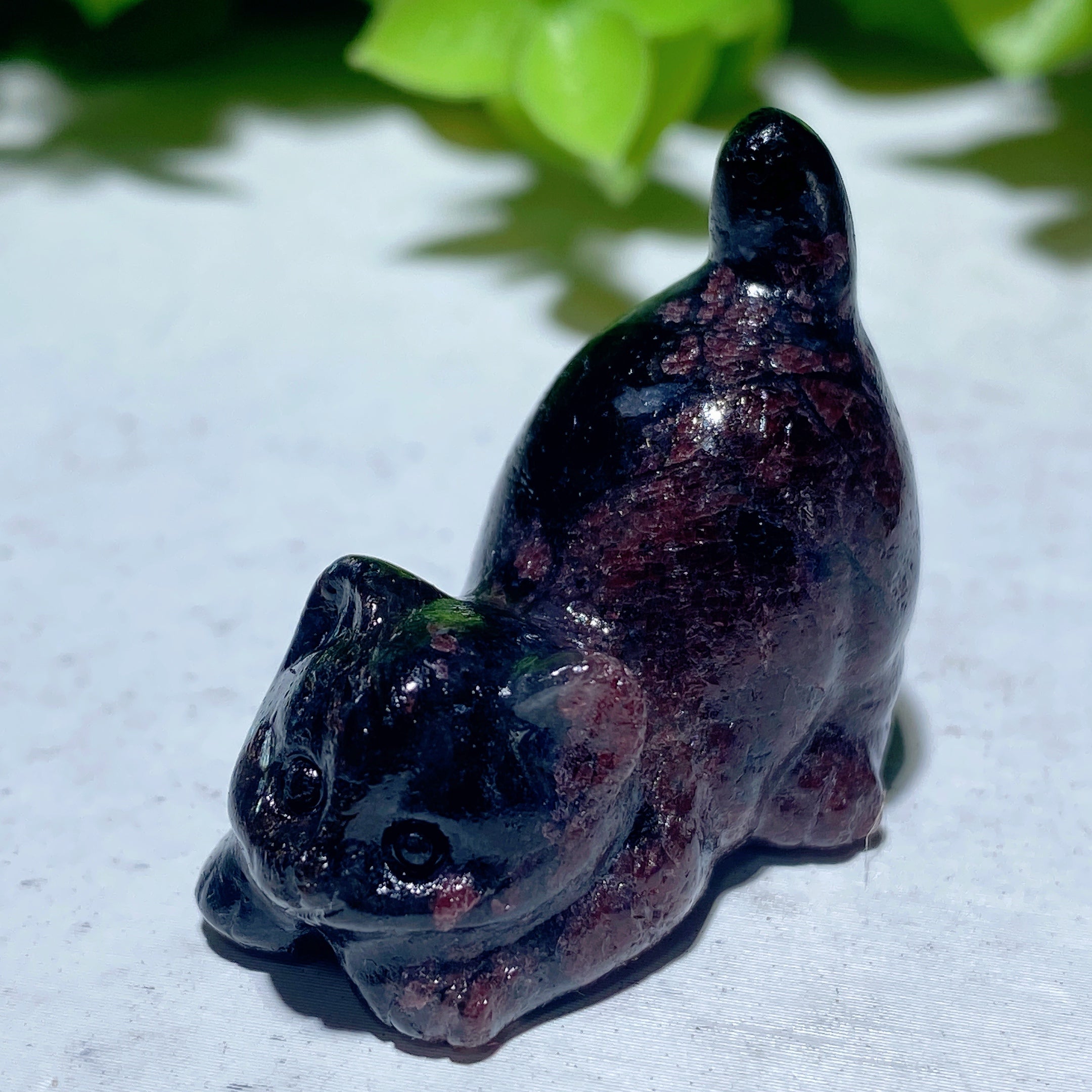 1.2 inch Mixed Crystal Cat Carvings - Healing Gemstone Figurines