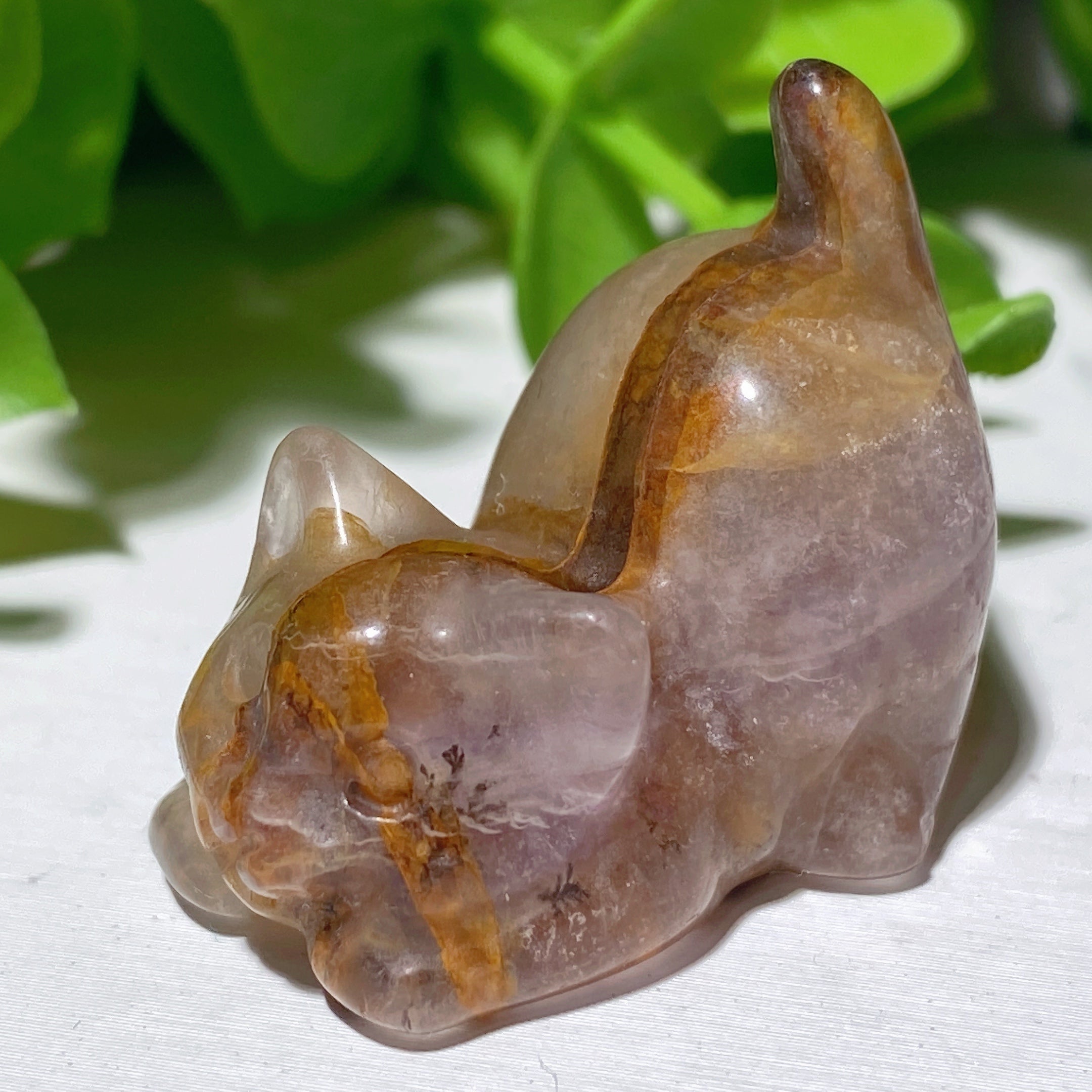 1.2 inch Mixed Crystal Cat Carvings - Healing Gemstone Figurines