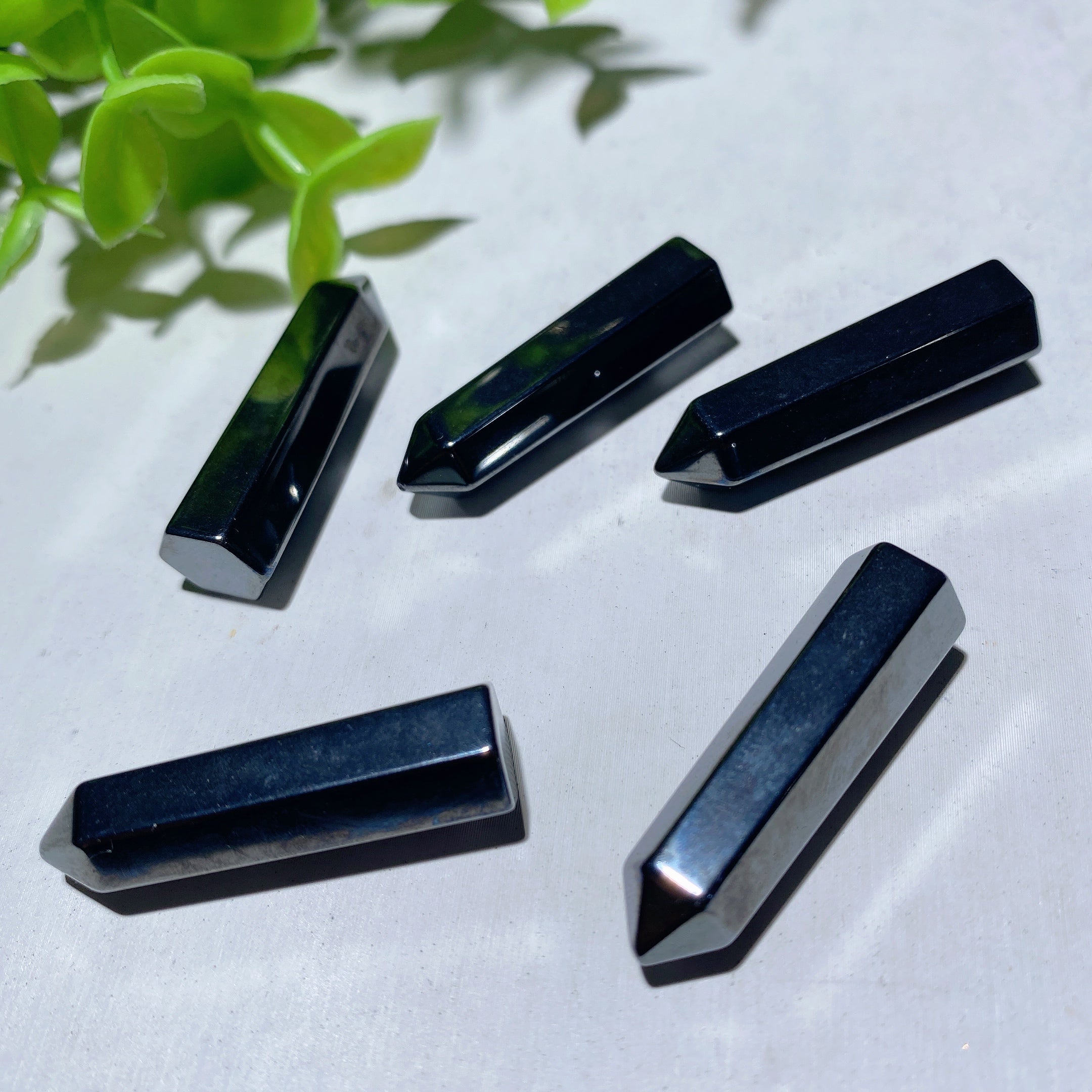 1.25 Inch Hematite Crystal Point for Healing Energy