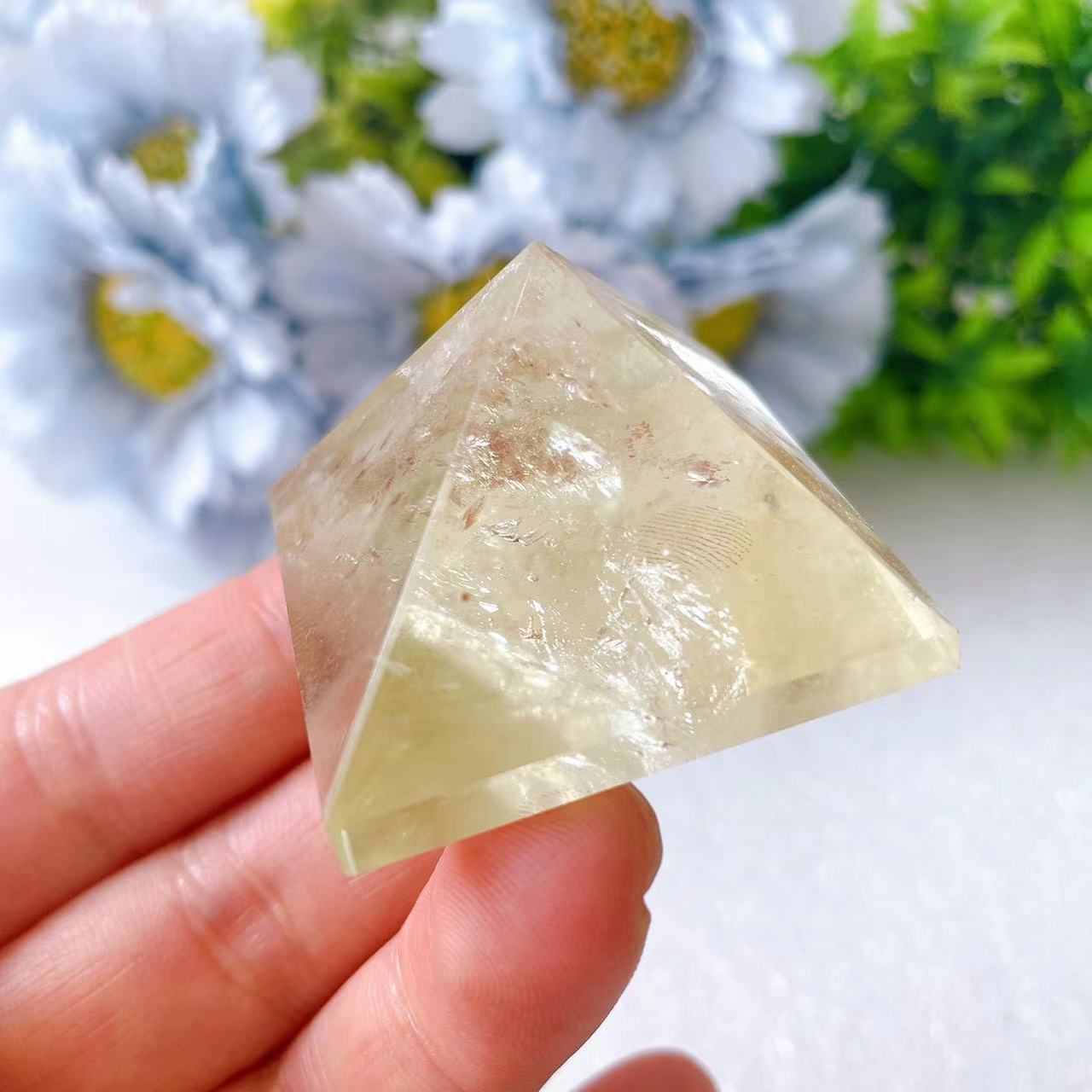 1.3-1.8 inch Healing Crystal Pyramids in Clear Quartz & More