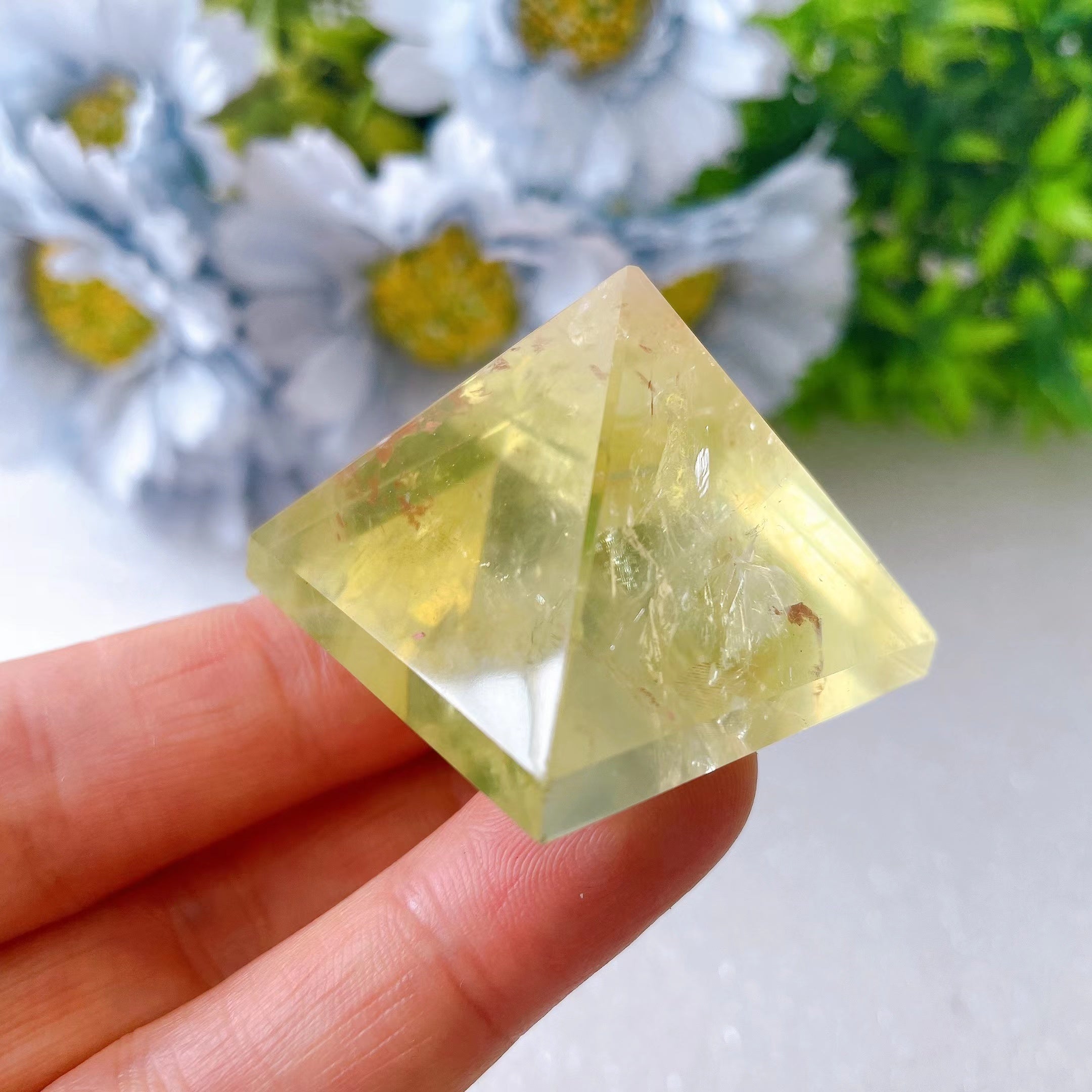 1.3-1.8 inch Healing Crystal Pyramids in Clear Quartz & More