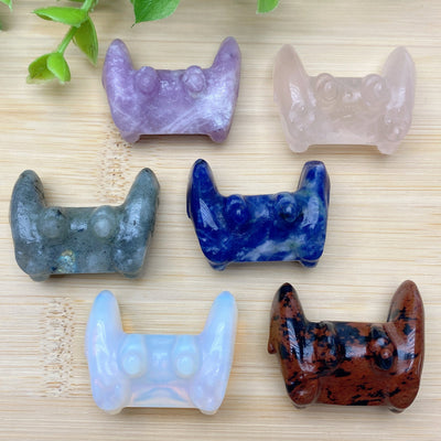 Figurine de manette de jeu en cristal mixte de 1,3 pouce, guérison